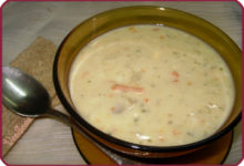 Фото - Суп сырный из плавленного сыра с грибами