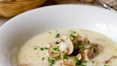 Фото - Сливочный суп с курицей и грибами